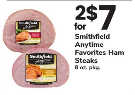 Smithfield Anytime Favorites Ham Steaks