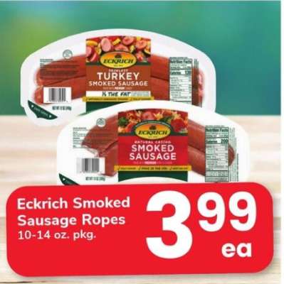 Eckrich Smoked Sausage Ropes