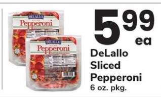 DeLallo Sliced Pepperoni