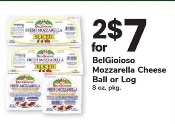 BelGioioso Mozzarella Cheese Ball or Log