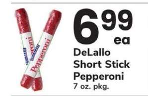 DELALLO SHORT STICK PEPPERONI