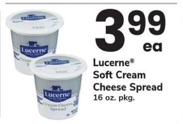 Lucerne Soft Cream Cheese Spread