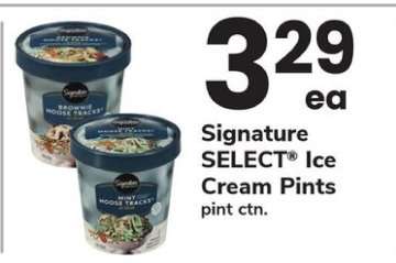 Signature SELECT Ice Cream Pints