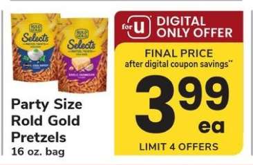 Party Size Rold Gold Pretzels