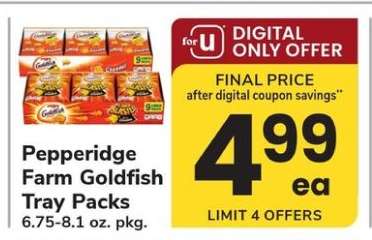 Pepperidge Farm Goldfish Tray Packs