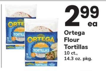 Ortega Flour Tortillas