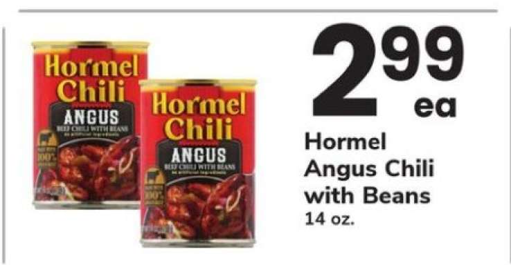 Hormel Angus Chili with Beans