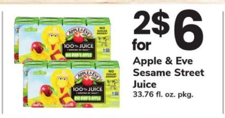 Apple & Eve Sesame Street Juice