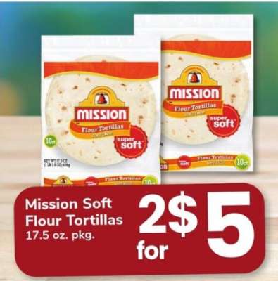 Mission Soft Flour Tortillas