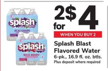 Splash Blast Flavored Water