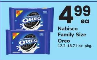 Nabisco Family Size Oreo