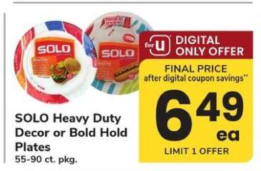 SOLO Heavy Duty Decor or Bold Hold Plates