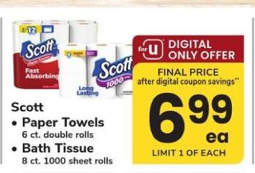 Scott Paper Towels and Bath Tissue