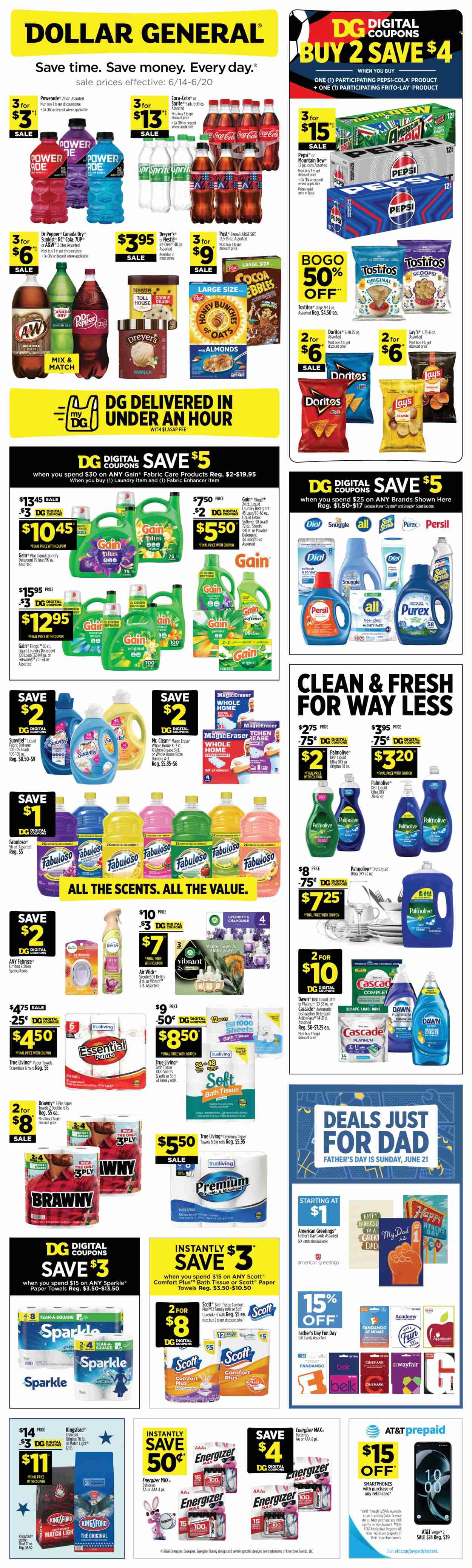 Dollar General ad - 06/14/2026 - 06/20/2026. Page 1