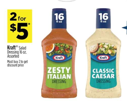 Kraft Salad Dressing 16 oz. Assorted