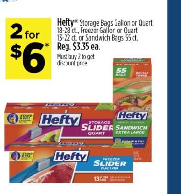 Hefty Storage Bags