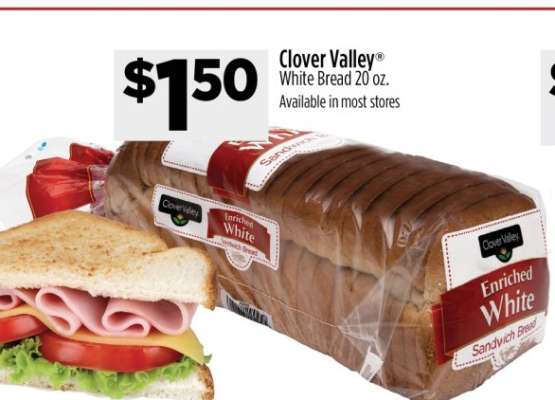 Clover Valley® White Bread 20 oz.