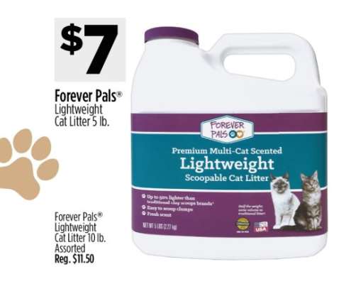 Forever Pals Lightweight Cat Litter 5 lb.