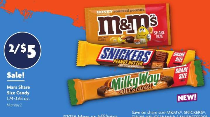 Mars Share Size Candy
