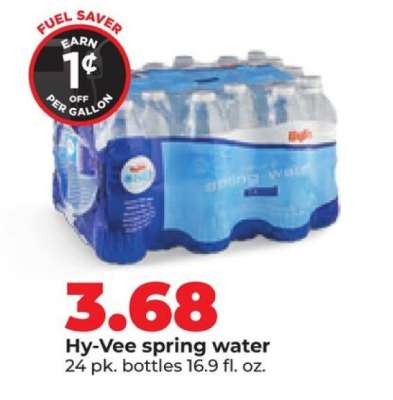Hy-Vee spring water
