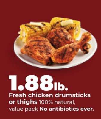 Fresh Chicken Drumsticks or Thighs