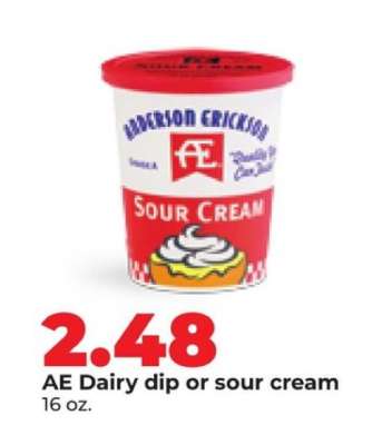 AE Dairy dip or sour cream