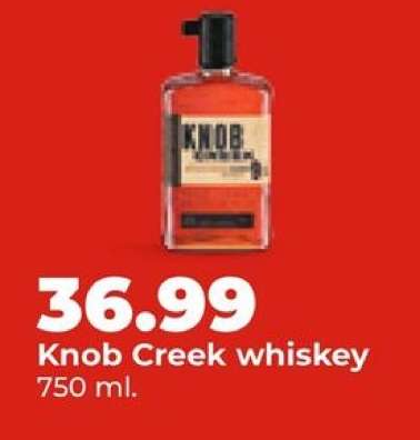 Knob Creek whiskey