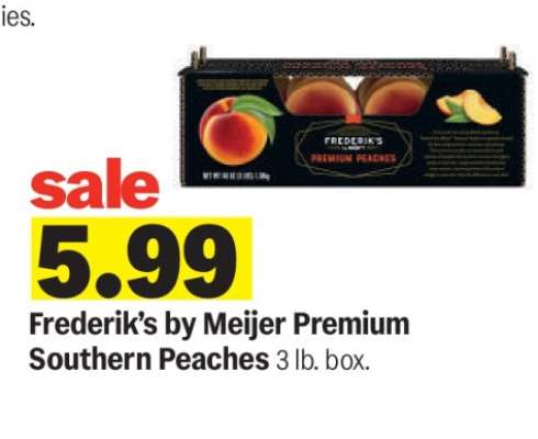 Frederik’s by Meijer Premium Southern Peaches