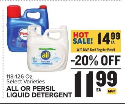 ALL OR PERSIL LIQUID DETERGENT