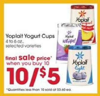 Yoplait Yogurt Cups