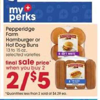 Pepperidge Farm Hamburger or Hot Dog Buns