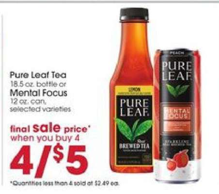 Pure Leaf Tea or Mental Focus