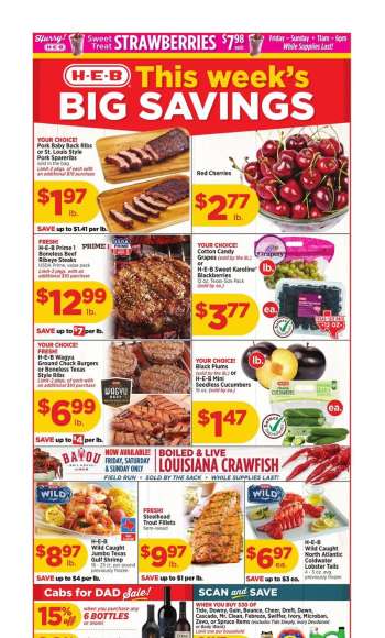 H-E-B Flyer - 06/17/2026 - 06/23/2026.
