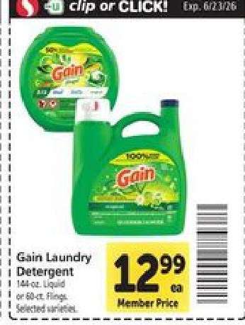 Gain Laundry Detergent