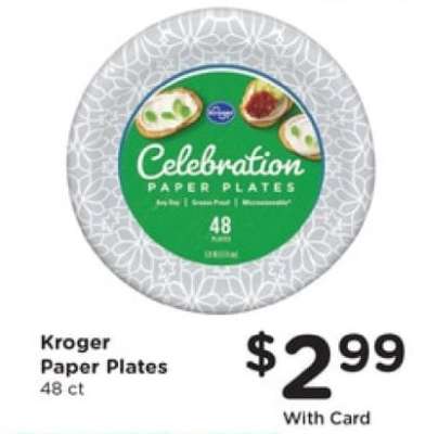 Kroger Paper Plates
