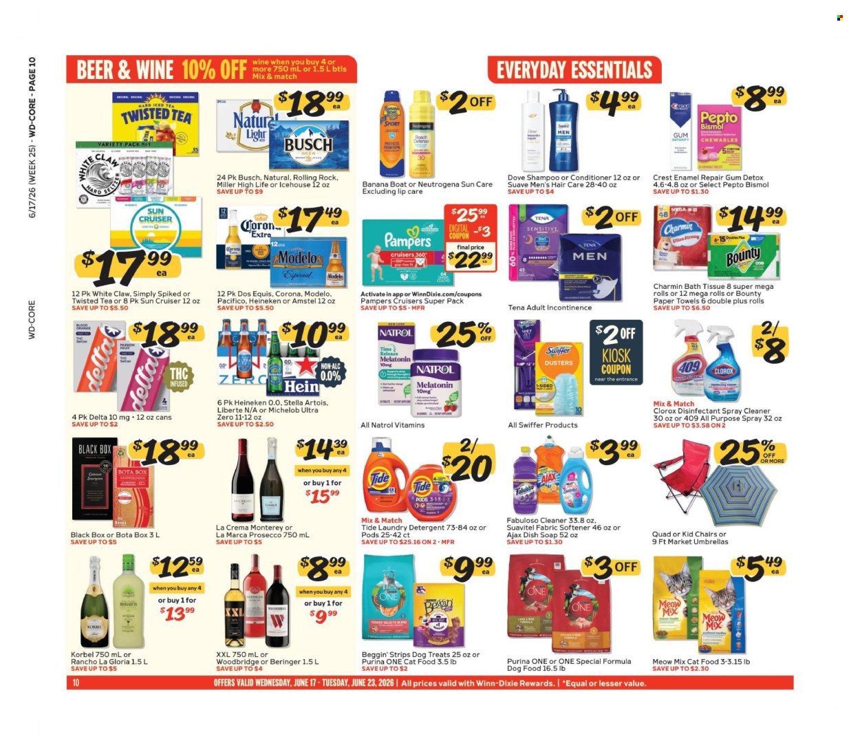 Winn Dixie ad - 06/17/2026 - 06/23/2026. Page 10