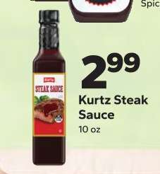 Kurtz Steak Sauce