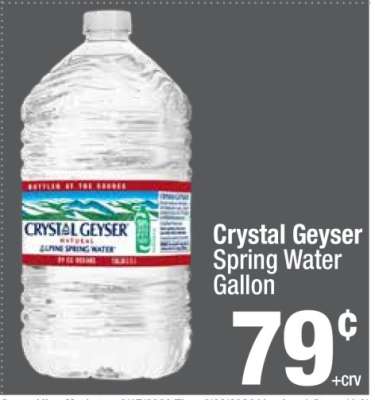 Crystal Geyser Spring Water Gallon