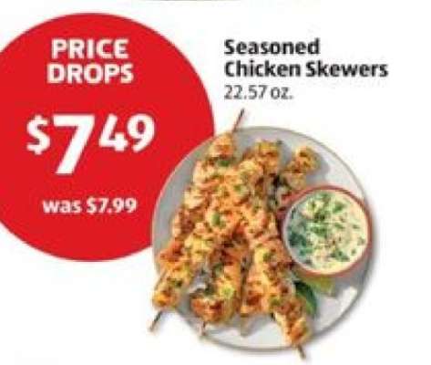 Seasoned Chicken Skewers
