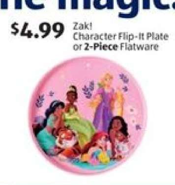 Zak! Character Flip-It Plate or 2-Piece Flatware