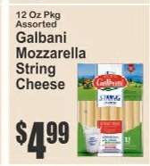 Galbani Mozzarella String Cheese