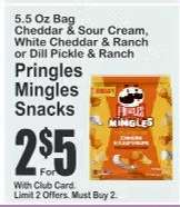 Pringles Mingles Snacks