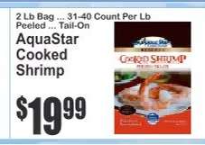 AquaStar Cooked Shrimp