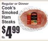 Cook's Smoked Ham Steaks