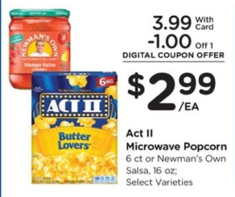 Act Ii Microwave Popcorn