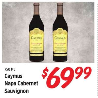 Caymus Napa Cabernet Sauvignon