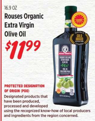 Rouses Organic Extra Virgin Olive Oil