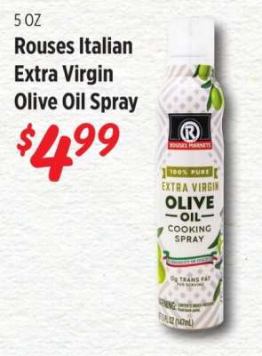 Rouses Italian Extra Virgin Olive Oil Spray