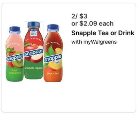 Snapple Tea or Drink