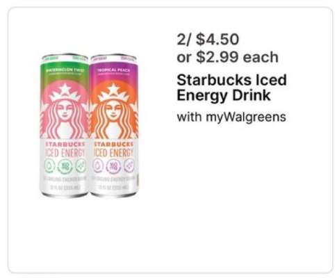 Starbucks iced energy drink